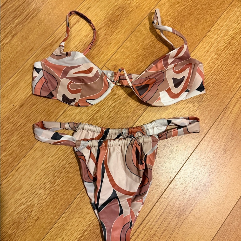 SAME LOS ANGELES Multicolor Bikini Set
